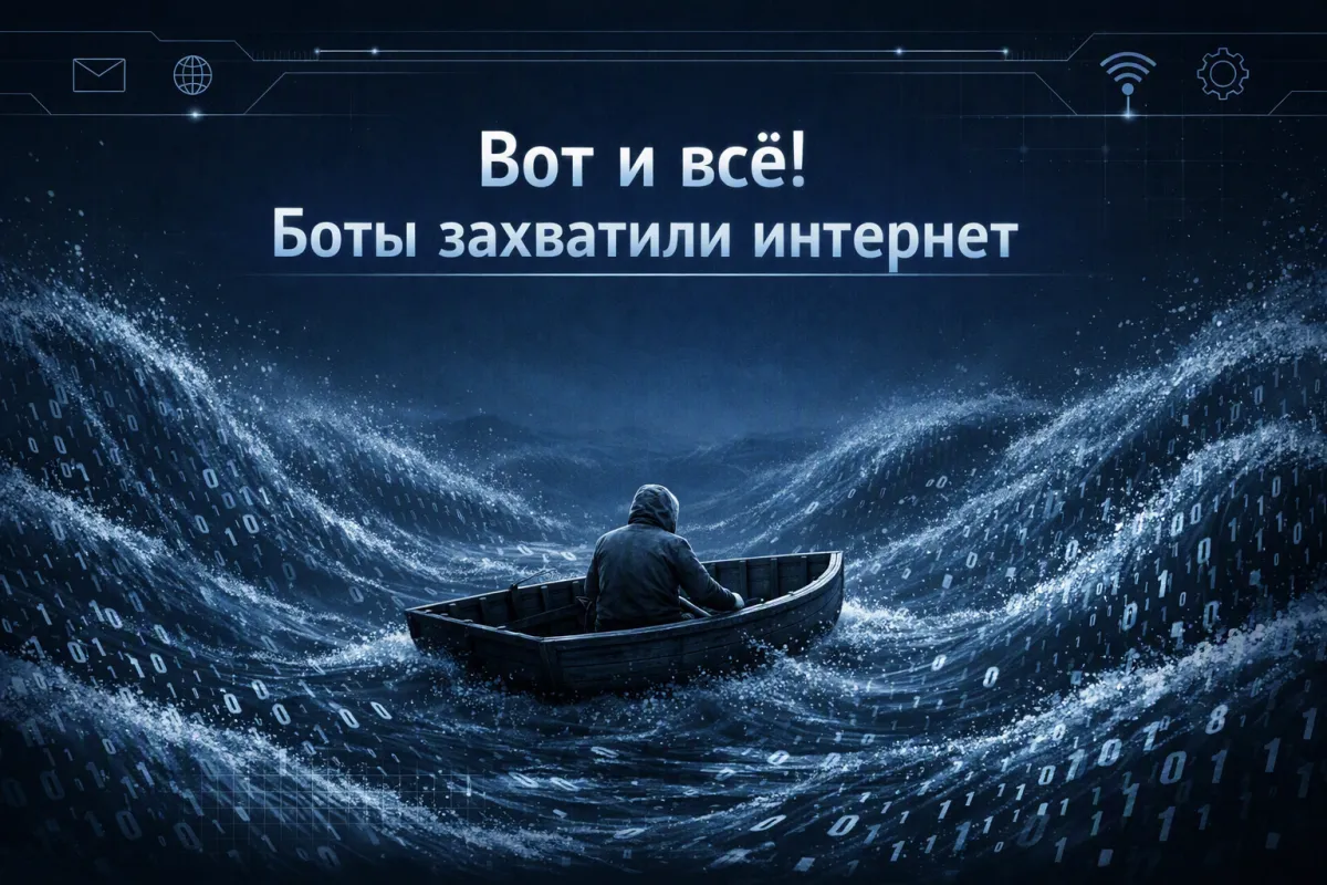 Вот и всё! Боты захватили интернет